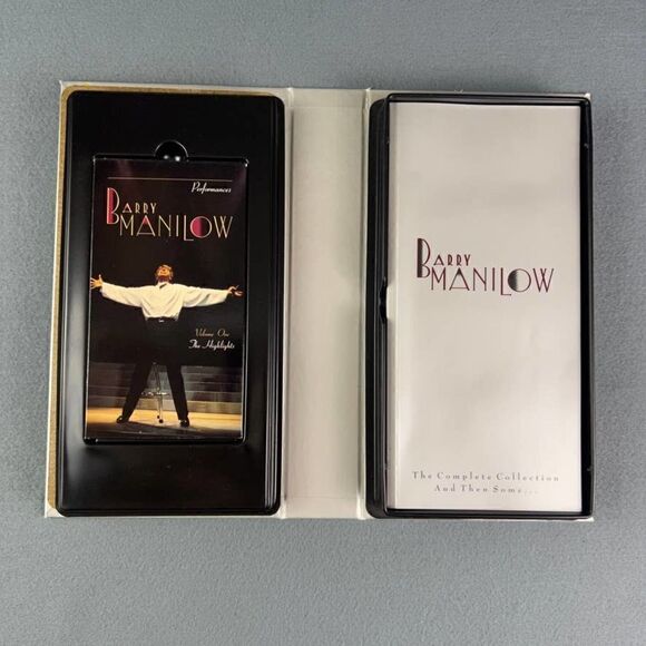 Barry Manilow Complete Collection and Then Some 4 Audio Cassette Tapes 1 VHS - Picture 6 of 12